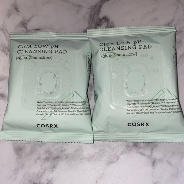 COSRX CICA LOW pH CLEANSING PAD クレンジングシート2個セット