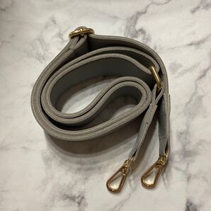 バッグストラップ グレー ショルダーストラップ ハンドメイド