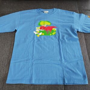 【値下げ】米国ディズニーTシャツ ドナルドダック 袖口アニマルキングダムロゴ