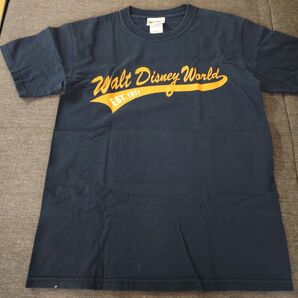 【値下げ】米国ディズニーTシャツ ディズニーワールドロゴ