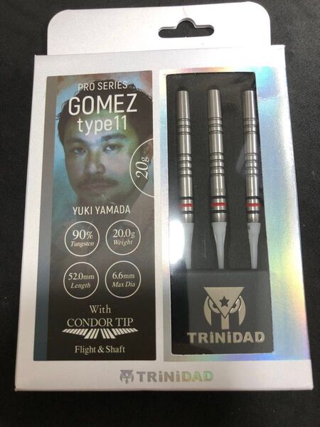 ダーツバレル ダーツ TRiNiDAD 【美品】希少 廃盤ゴメス11 山田勇樹モデル 2BA 20g トリニダード ソフトダーツ