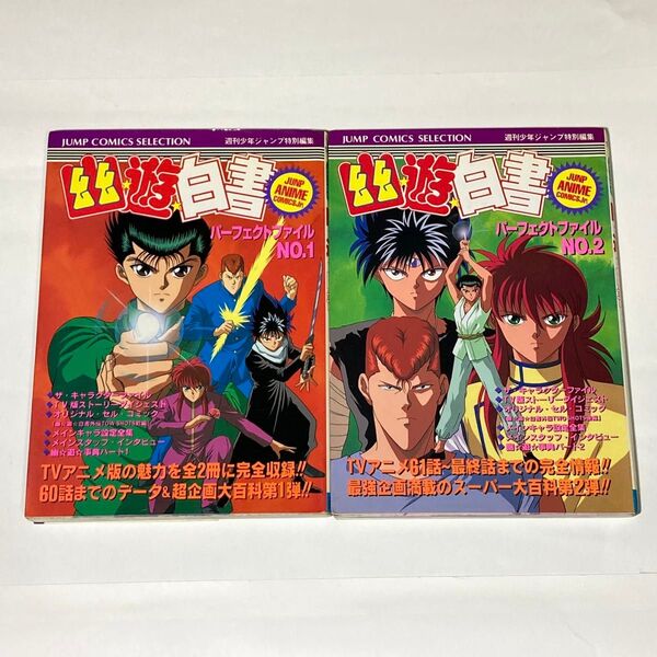 幽☆遊☆白書 パーフェクトファイル 2冊セット