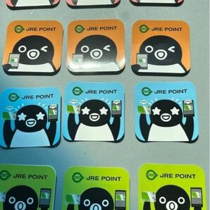 Suicaペンギン ステッカー シール 4種 各3枚ずつ 合計12枚 未使用