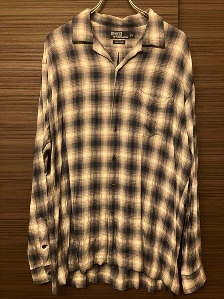 SPECIAL!!! 90s Ralph Lauren Caldwell オンブレ開襟シャツ 長袖