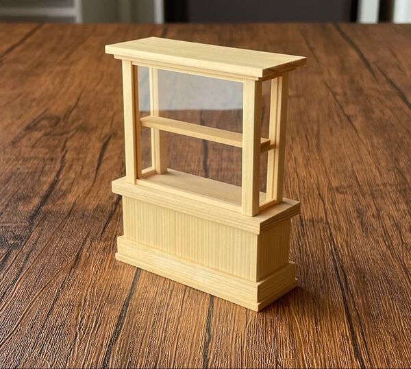 ディスプレイ棚 ショーケース ドールハウス用ミニチュア家具