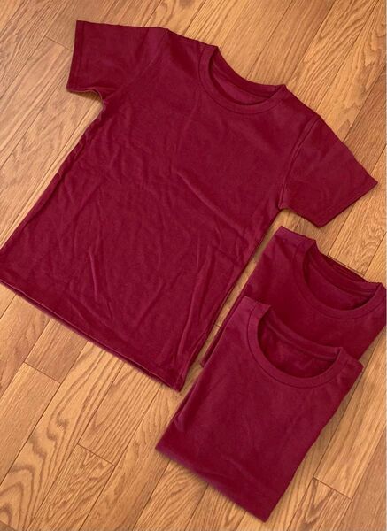 お買い得3枚セット 無地Tシャツ 綿コットン100% S〜Mサイズ