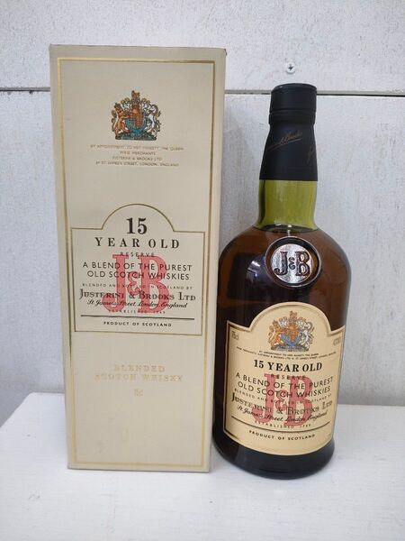 【箱付き・新品未開封】J&B リザーブ 15年