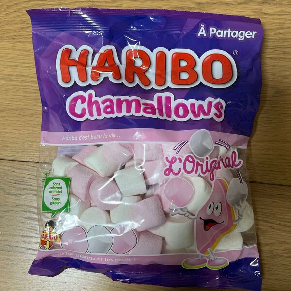 HARIBO Chamallows ピンク&ホワイト マシュマロ