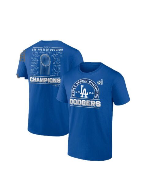 ロサンゼルス・ドジャース ワールドシリーズ 2024 優勝記念 シグネチャー ロスター Tシャツ Lサイズ