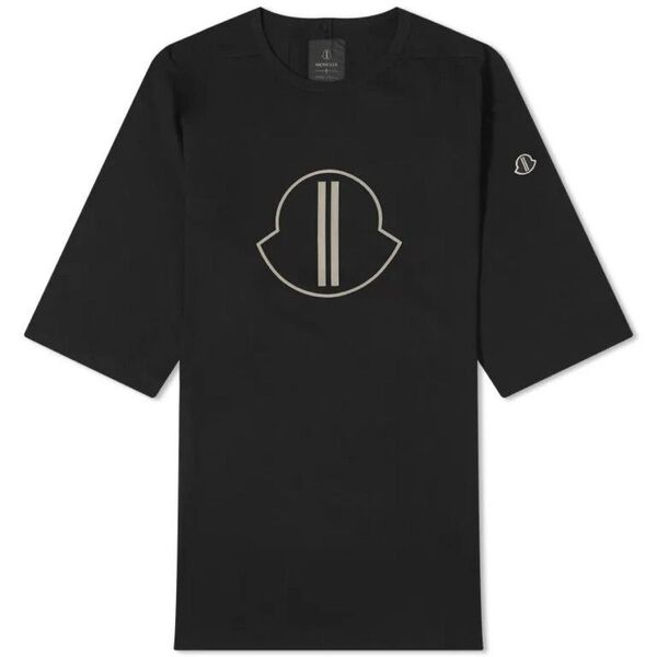 MONCLER×RICK OWENS 2023/24秋冬 ロゴ入り クルーネックTシャツ SIZE:S