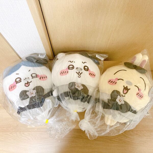 ちいかわ超まじかるちいかわ悪いバージョンだBIGぬいぐるみ ちいかわ ハチワレ うさぎ 3点セット