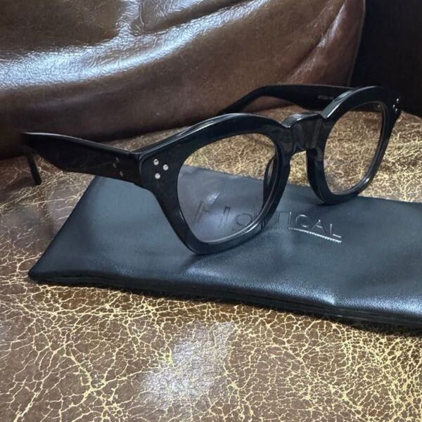 H OPTICAL フレンチヴィンテージ サングラス 06 完売品 ブラック