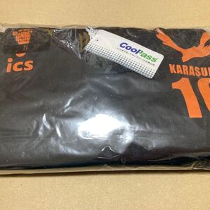 【レア未使用】ハイキュー!! 黒色ポロシャツ 週刊少年ジャンプ 2013夏 懸賞 抽選当選品 烏野ユニフォーム風