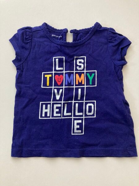 【未使用に近い】Tommy Hilfigerトミー ヒルフィガー 6-9M Tシャツ