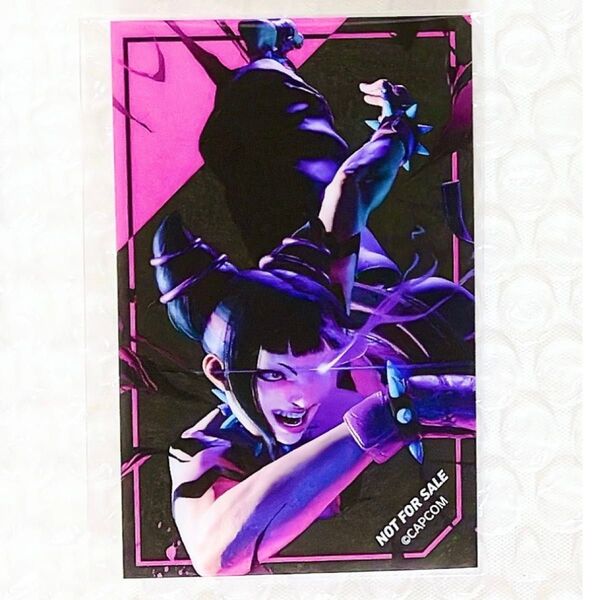 ストリートファイター6 スト6 ジュリ クリアカード 購入特典 プリンセスカフェ バレンタイン