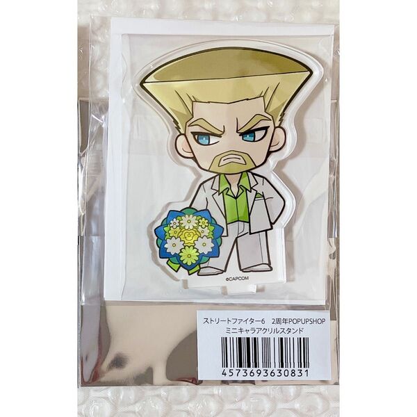 ストリートファイター6 スト6 ガイル プリンセスカフェ ミニキャラアクリルスタンド アクスタ 2周年 POP UP SHOP