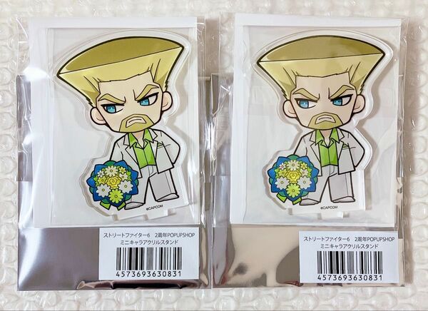 ストリートファイター6 スト6 ガイル プリンセスカフェ ミニキャラアクリルスタンド アクスタ 2周年 POP UP SHOP