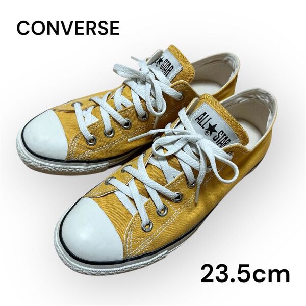 CONVERSE コンバース オールスター ローカットスニーカー 23.5cm イエロー