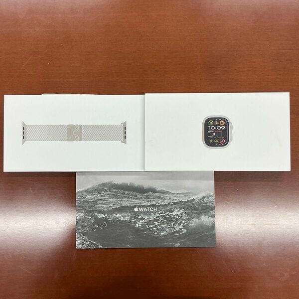 ●美品●Apple Watch Ultra2 Titanium 49mm Titanium Milanese Loop