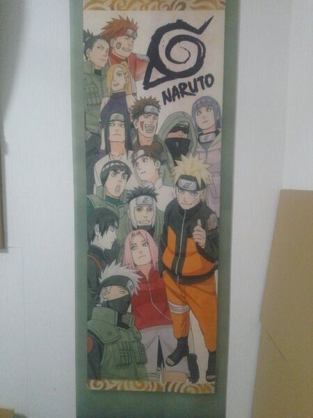 NARUTO 超BIG 布製 掛け軸 タペストリー