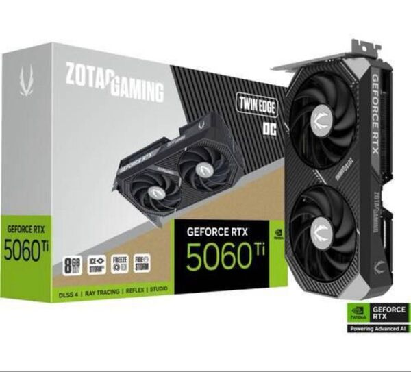 ZOTAC GAMING GeForce RTX 5060 Ti 8GB Twin Edge OC
