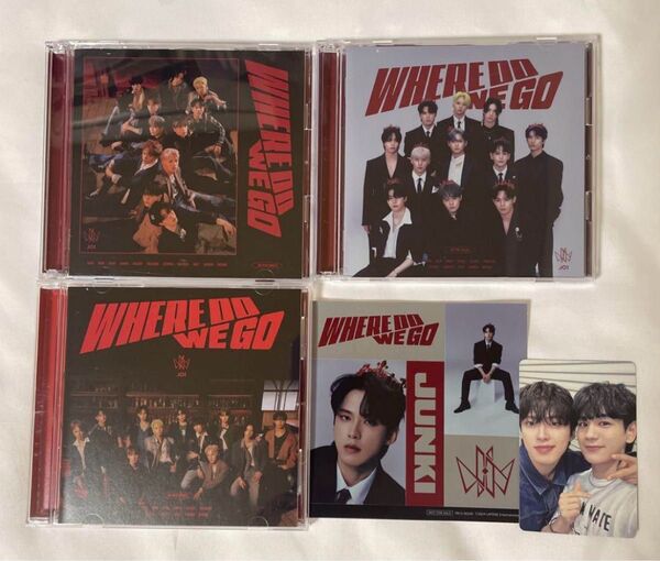 JO1 WHERE DO WE GO WDWG 未再生三形態河野純喜 Bステッカーユニットトレカ