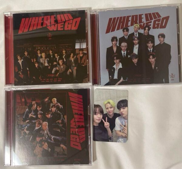 JO1 WHERE DO WE GO WDWG 未再生三形態通常版 大平祥生 川尻蓮 豆原一成 ユニットトレカ