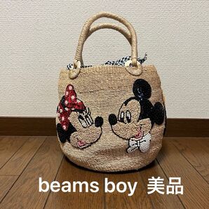 ビームスボーイ BEAMS BOY Disneyオールスター 20th別注カゴバッグ ディズニー レア 希少 貴重