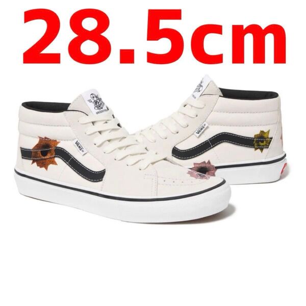 Supreme Vans Nate Lowman Skate Grosso Mid Natural 28.5cm