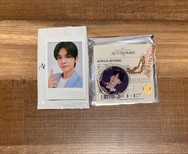 txt チェキ インスタントフォト ACT PROMISE アクリルキーリング ヨンジュン テヒョン