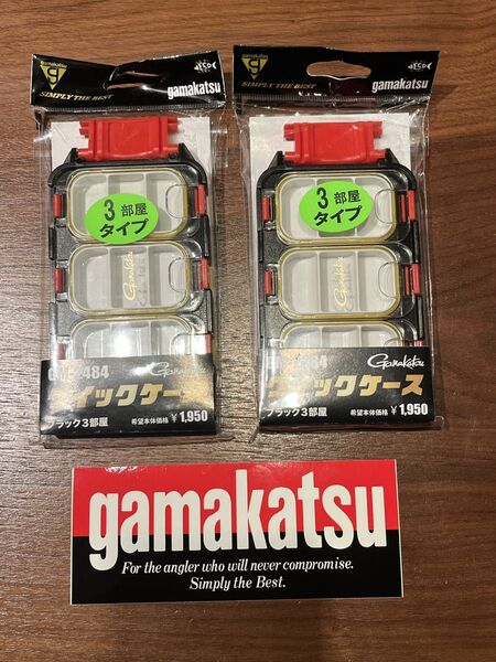 がまかつ クイックケース ステッカー 3点セット