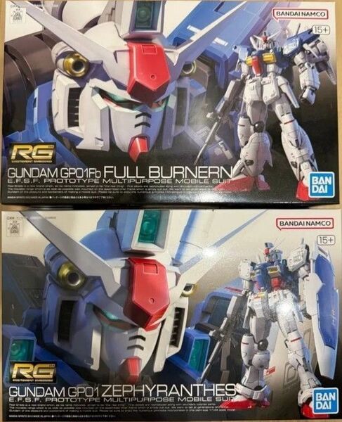 RG 1/144 RX-78GP01 ガンダム試作1号機ゼフィランサス RX-78GP01Fb ガンダム試作1号機フルバーニアン