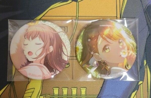 プロセカ グリッター缶バッジ グリ缶 花里みのり