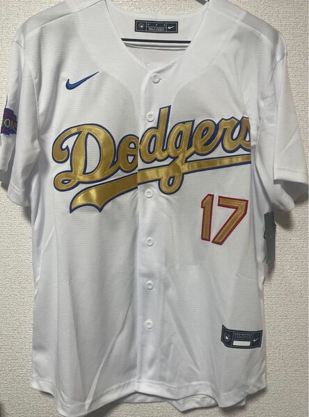 大谷翔平 MLB ドジャース NIKe東京シリーズ L ユニフォーム