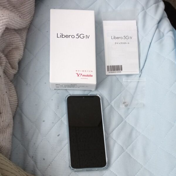 中古 Libero 5G IV A302ZT 6.6インチ メモリー4GB ストレージ128GB ブルー ワイモバイル SIMフリ