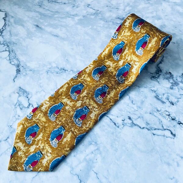 【未使用タグ付き】GIVENCHY ジバンシィ 総柄ネクタイ シルク100% イタリア製