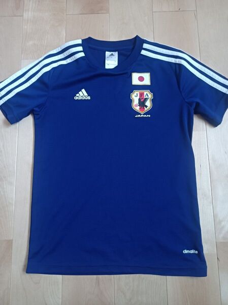 adidas サッカー日本代表 練習着 150 ブルー