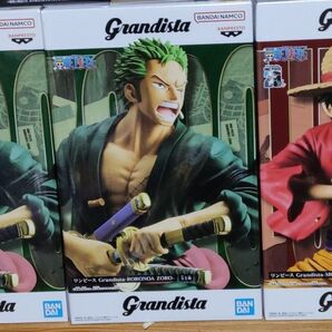 国内正規品 ワンピース フィギュア プライズ Grandista ルフィ&ゾロ セット ONEPIECE FIGURE