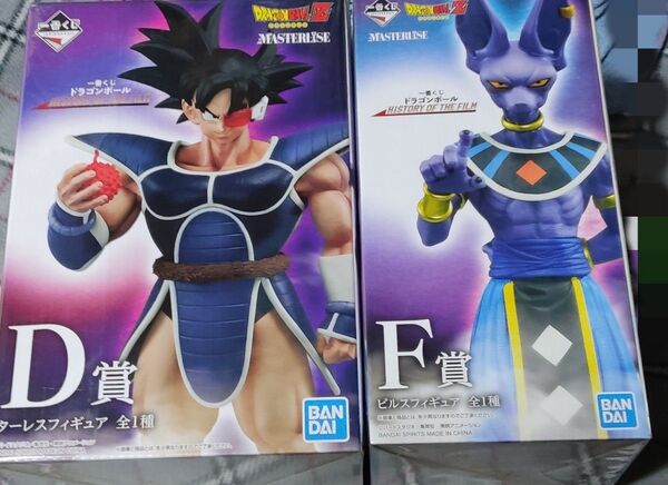 国内正規品 ドラゴンボール フィギュア一番くじ HISTORY OF THE FILM ターレス&ビルス 2点セット