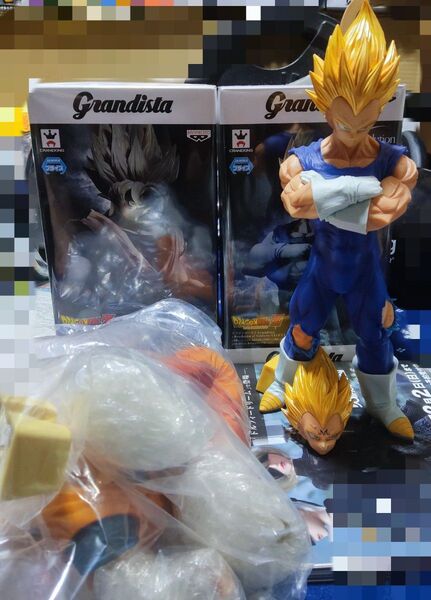 ドラゴンボール フィギュアプライズ Grandista Resolution Of Soldiers 孫悟空&ベジータ セット