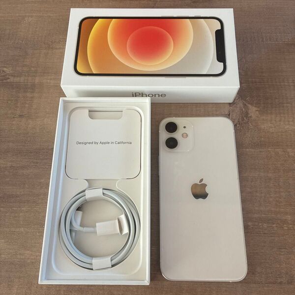 【2台セット】iPhone 12 mini 64GB(ホワイト & ブルー)初期化済・バッテリー88% SIMフリー