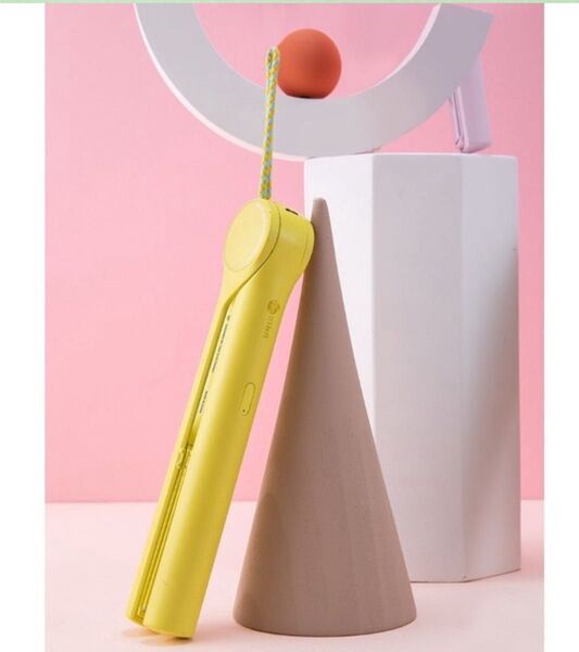 【美品】UNIX ユニックスTAKE OUT コードレス充電式 ヘアアイロン イエロー 本体のみ タイプC ストレート・カール