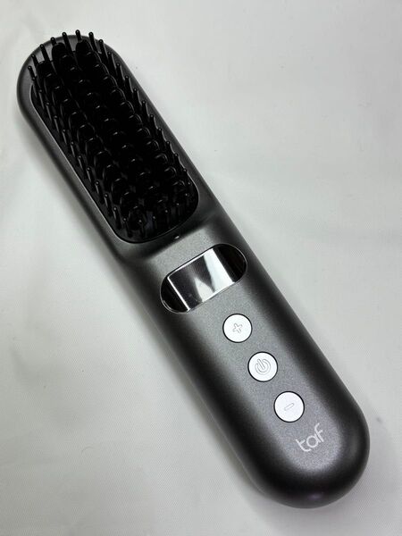 【美品】taf コードレス充電式 ヘアアイロン アイロンブラシ デジタル表示 タイプC 本体のみ