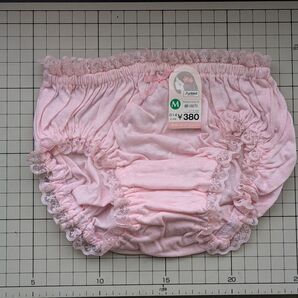 昭和のフリフリスキャンティ パンティーショーツ 薄いピンク