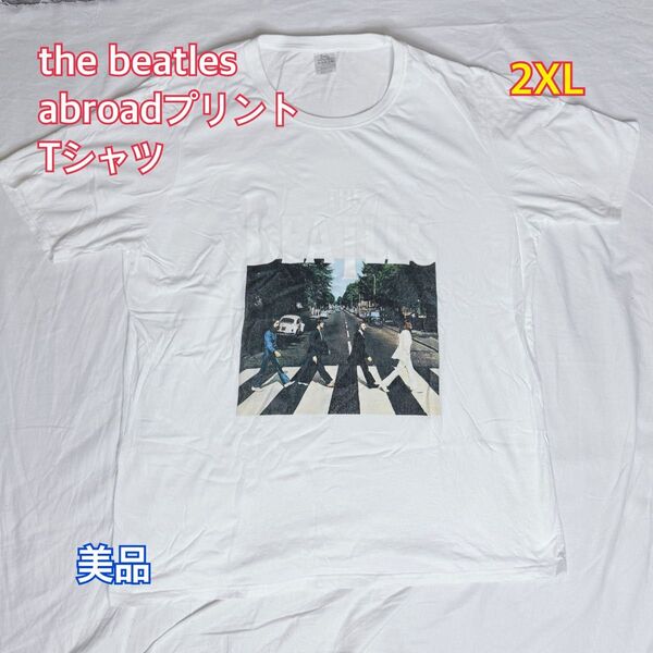the beatles abroadビートルズ プリント Tシャツ 2XL 美品