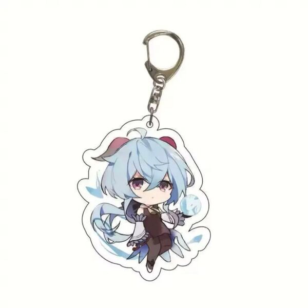 【新品未開封】原神 甘雨 ミニキャラ キーホルダー