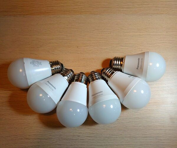 panasonic LED電球 LDA7LGSK6 (電球色相当) ×6個