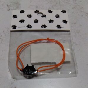 ネネット にゃー ブレスレット 紐 オレンジ