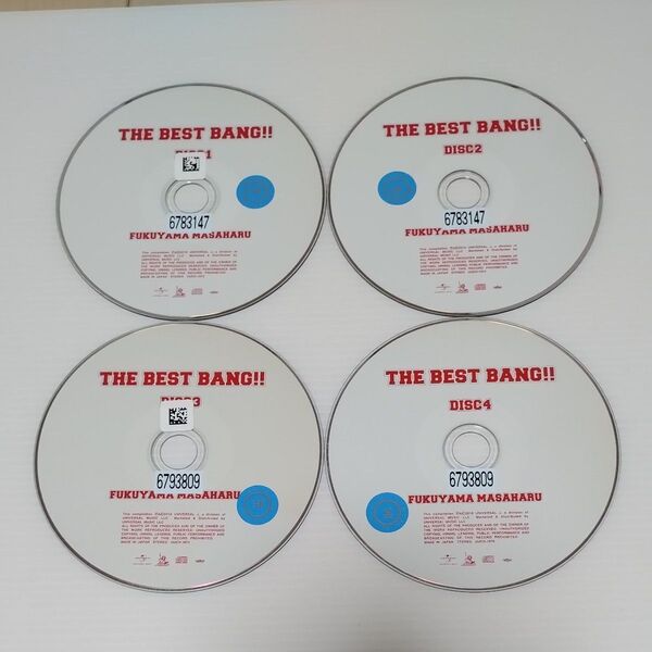 THE BEST BANG!!(通常盤)/福山雅治 4枚組 CD