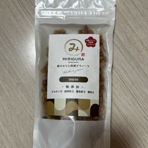 新品 MIRIGURA 蔵のみりん発酵 グラノーラ 150g こぼれ梅